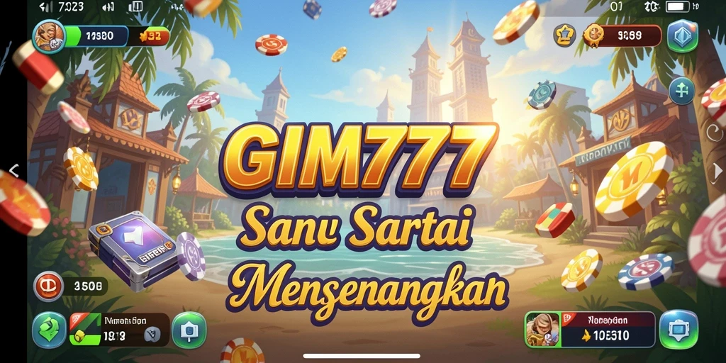 Tampilan awal GIM777 dengan gameplay yang menarik dan interaktif.