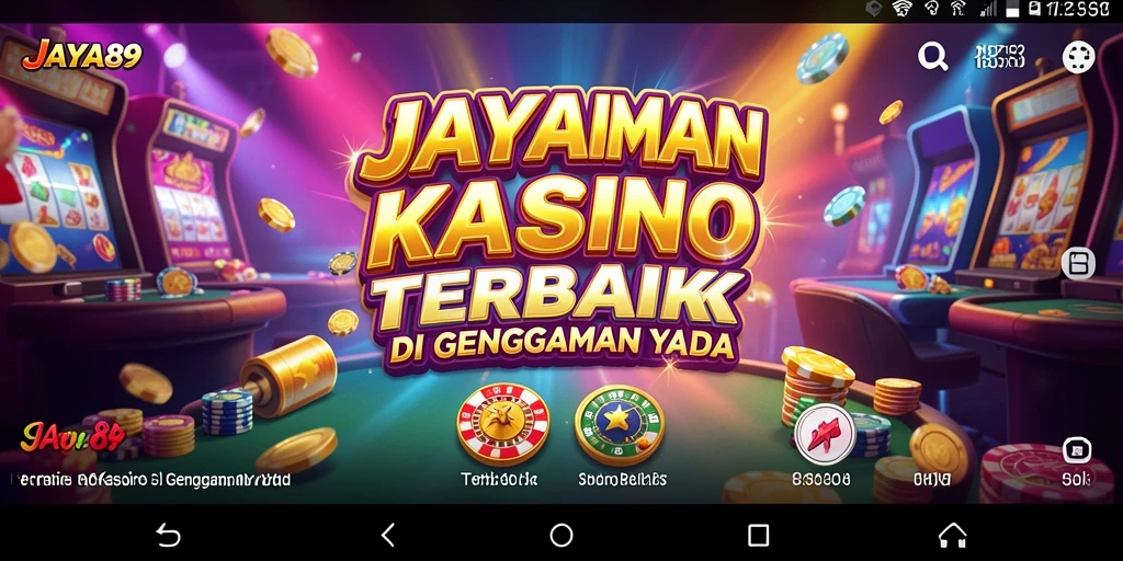Tampilan gameplay menegangkan di aplikasi kasino JAYA89.