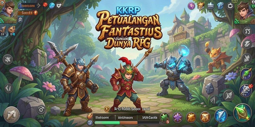 Gambaran menarik dari gameplay RPG dalam KKRP.
