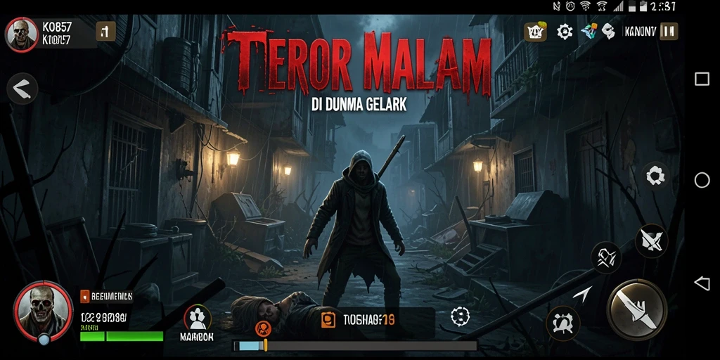 Gameplay mendebarkan dengan atmosfer Horror yang intens.