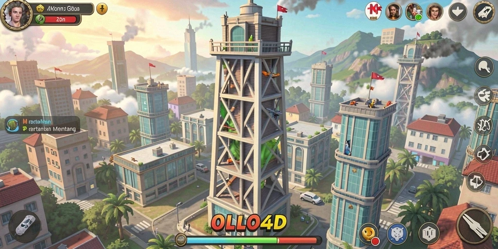 Tangkapan layar menampilkan aksi mendebarkan dalam gameplay Tower Defense.