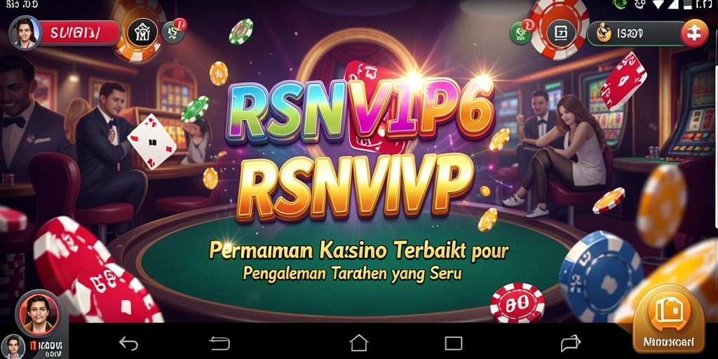Screenshot gameplay RSNVIP6 menampilkan suasana Kasino yang seru dan mendebarkan.