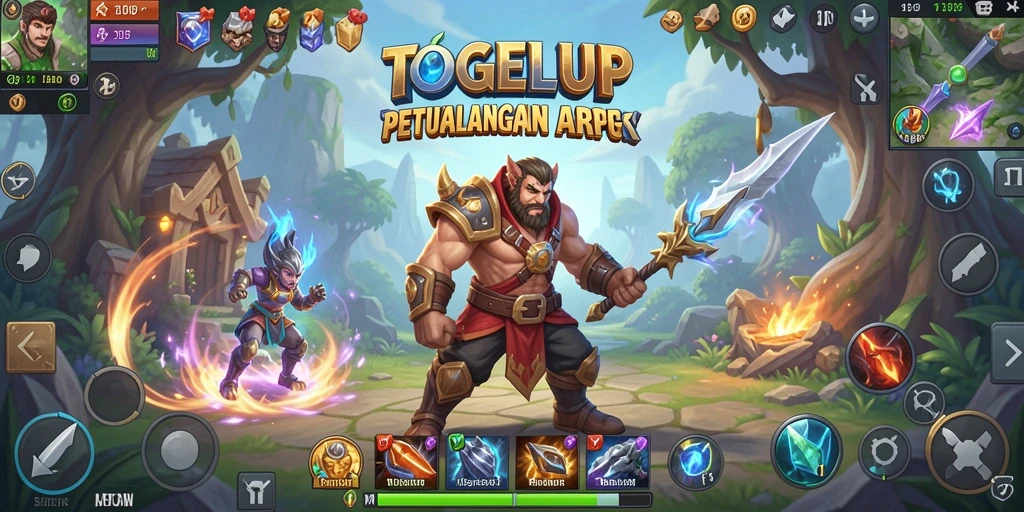 Tampilan gameplay TOGELUP yang menarik dan penuh aksi.